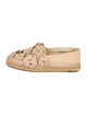 Chanel Interlocking CC Logo Nubuck Espadrilles