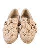 Chanel Interlocking CC Logo Nubuck Espadrilles