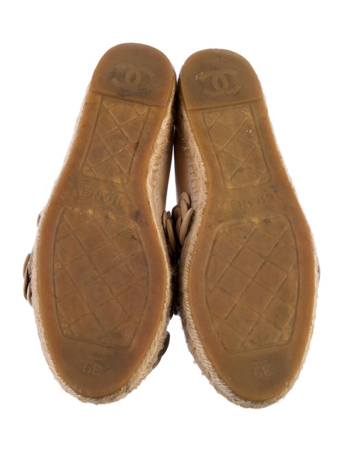Chanel Interlocking CC Logo Nubuck Espadrilles