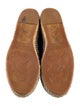 Chanel Interlocking CC Logo Leather Espadrilles
