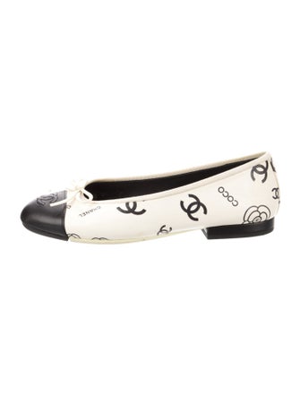 Chanel 2023 Interlocking CC Logo Ballet Flats