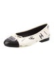 Chanel 2023 Interlocking CC Logo Ballet Flats