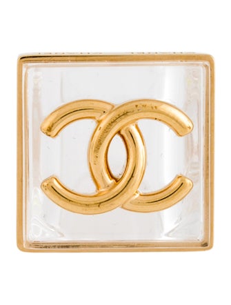 Chanel 2023 Resin CC Cocktail Ring