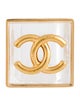 Chanel 2023 Resin CC Cocktail Ring