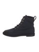 Chanel 2021 Interlocking CC Logo Lace-Up Boots