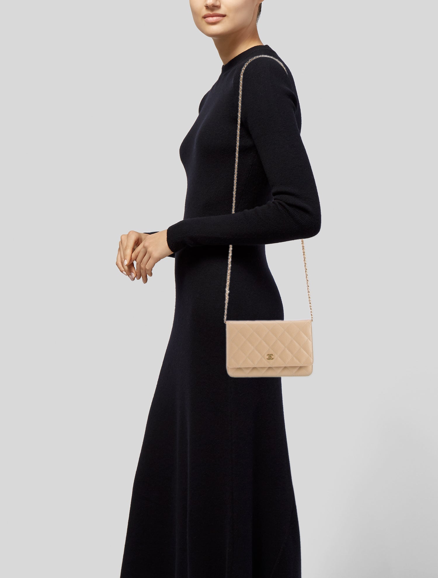 Chanel Classic Quilted Wallet On Chain