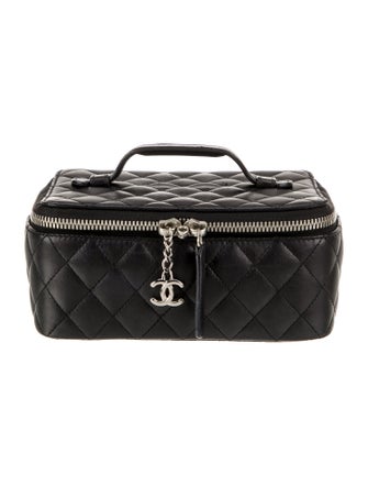 Chanel CC Quilted Jewelry Case