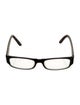 Chanel Quilted Pattern Square Eyeglasses