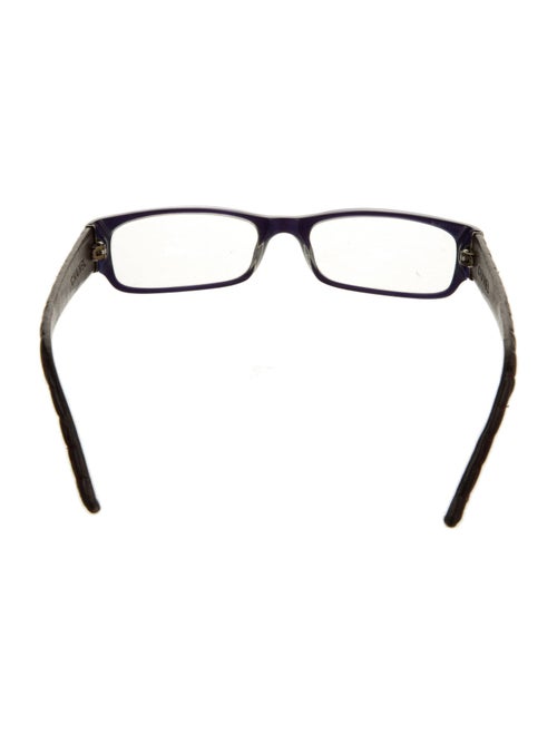 Chanel Quilted Pattern Square Eyeglasses