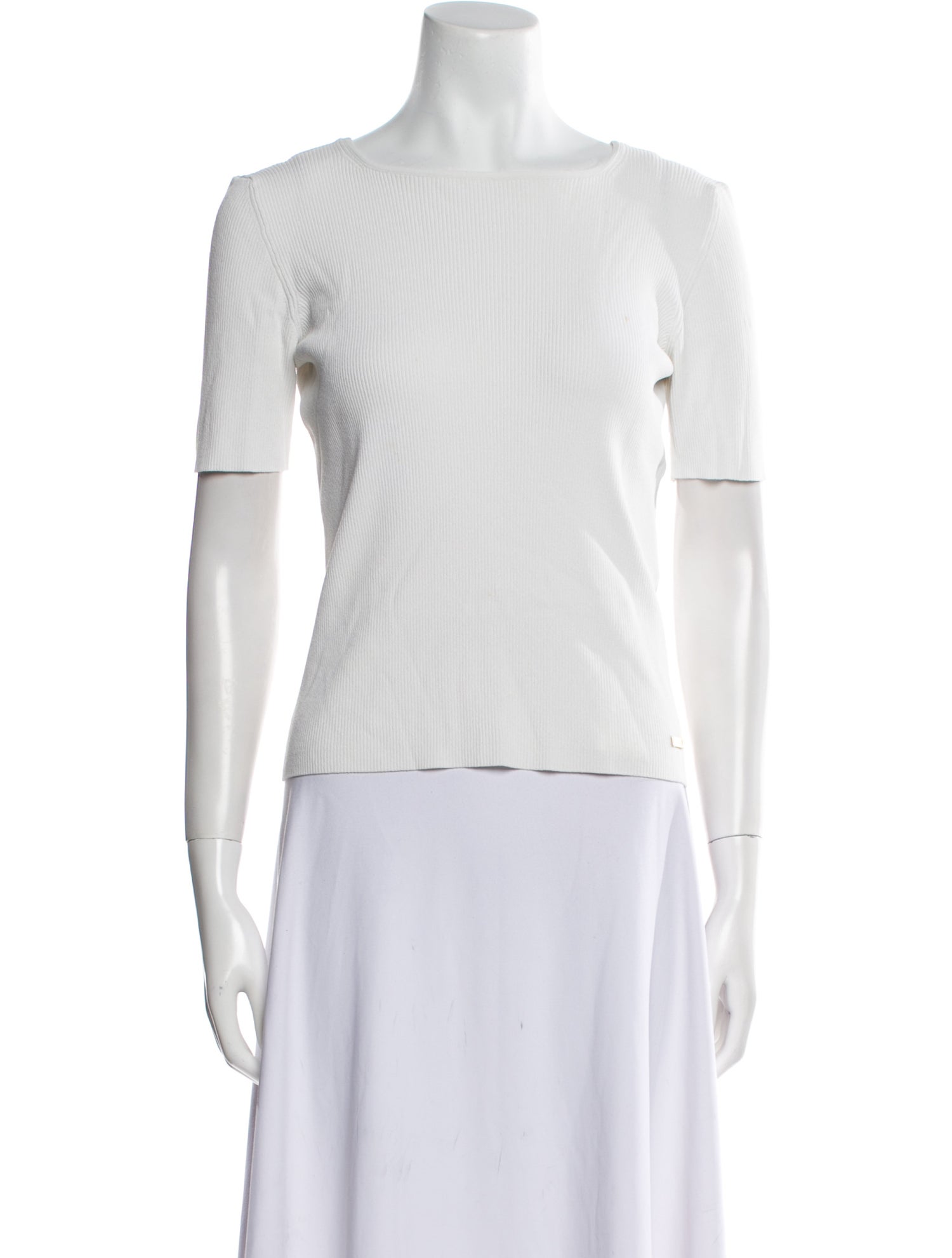 Chanel Vintage Bateau Neckline Top