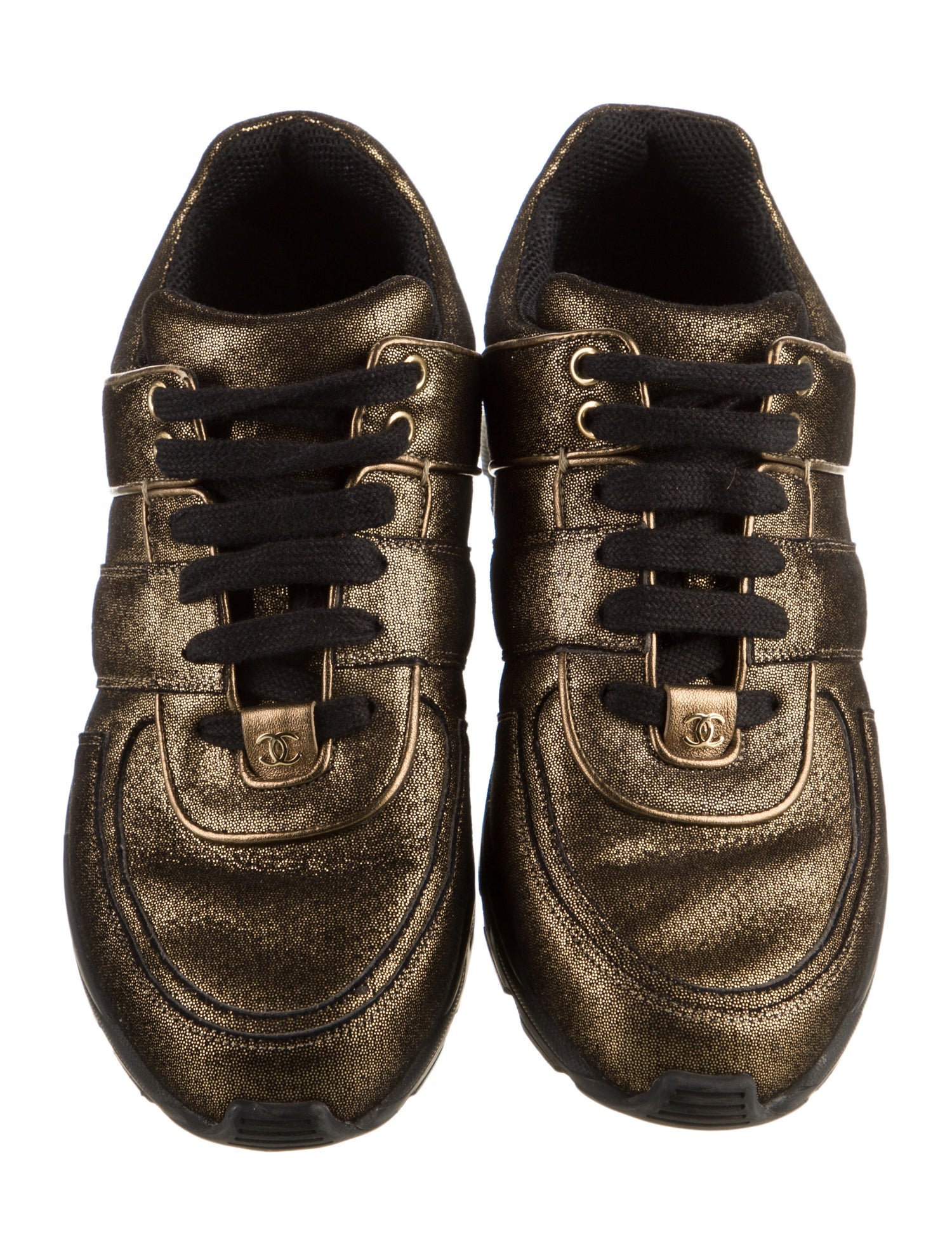 Chanel 2016 Interlocking CC Logo Athletic Sneakers