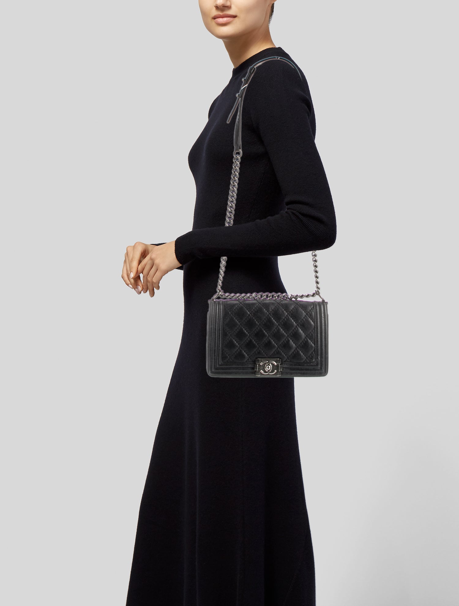 Chanel Medium Double Stitch Boy Bag