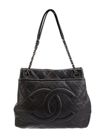 Chanel Quilted Caviar Timeless Soft Shopper Tote
