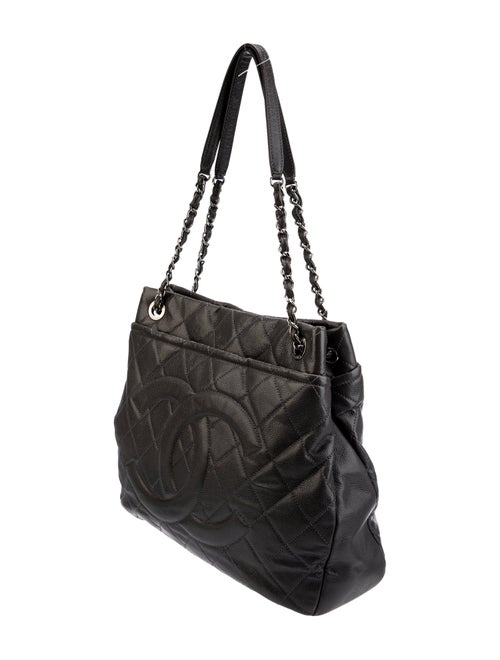 Chanel Quilted Caviar Timeless Soft Shopper Tote