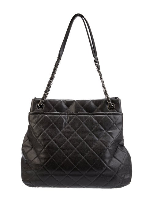 Chanel Quilted Caviar Timeless Soft Shopper Tote
