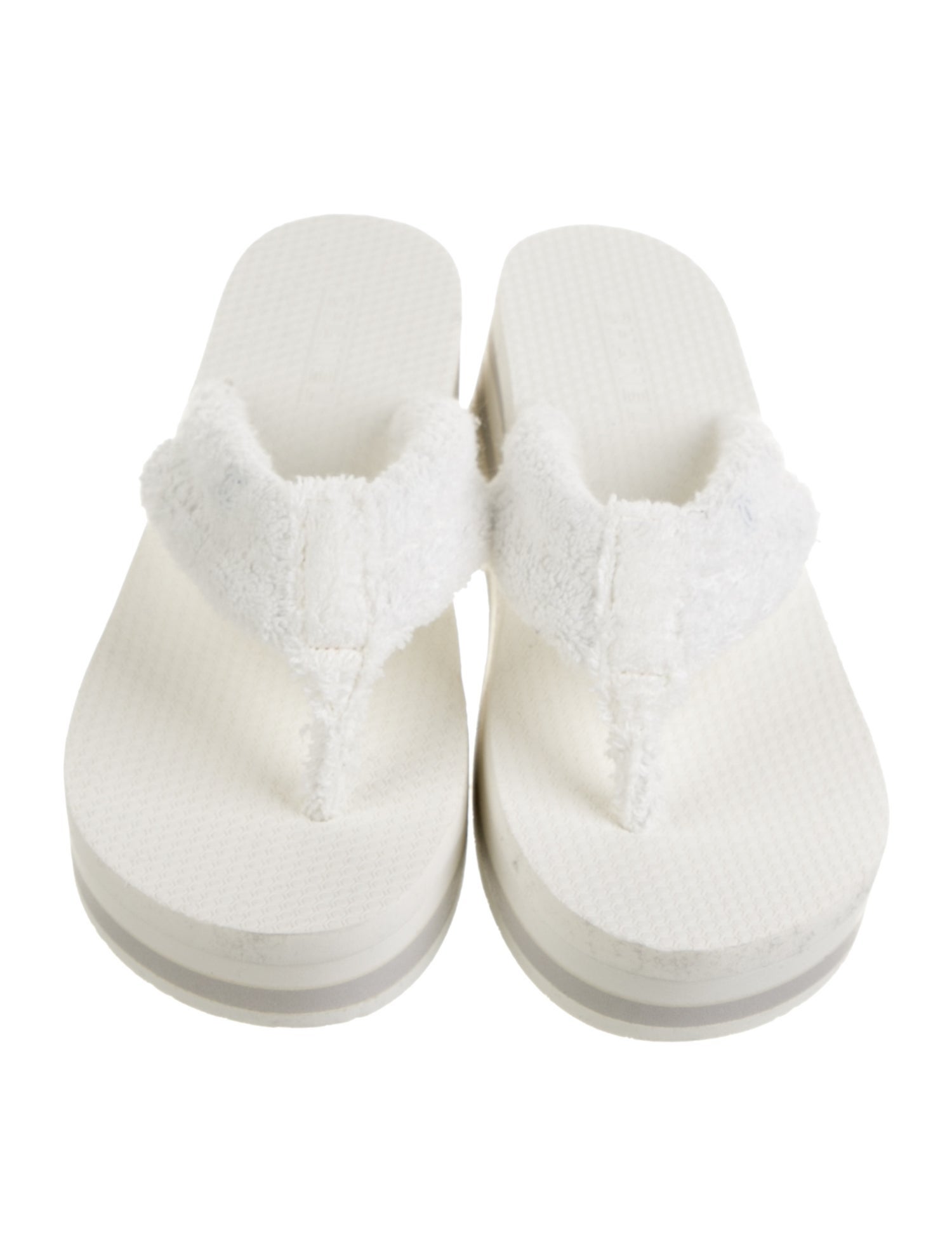 Chanel 2025 Terry Cloth Flip Flops