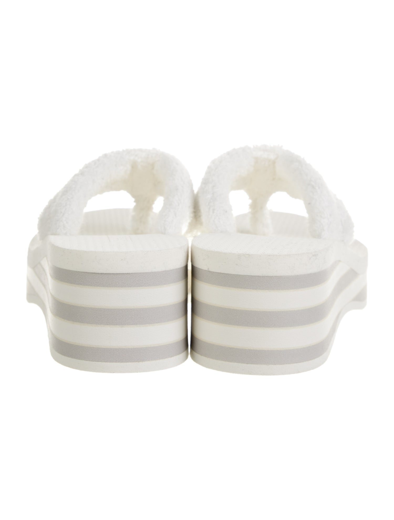 Chanel 2025 Terry Cloth Flip Flops