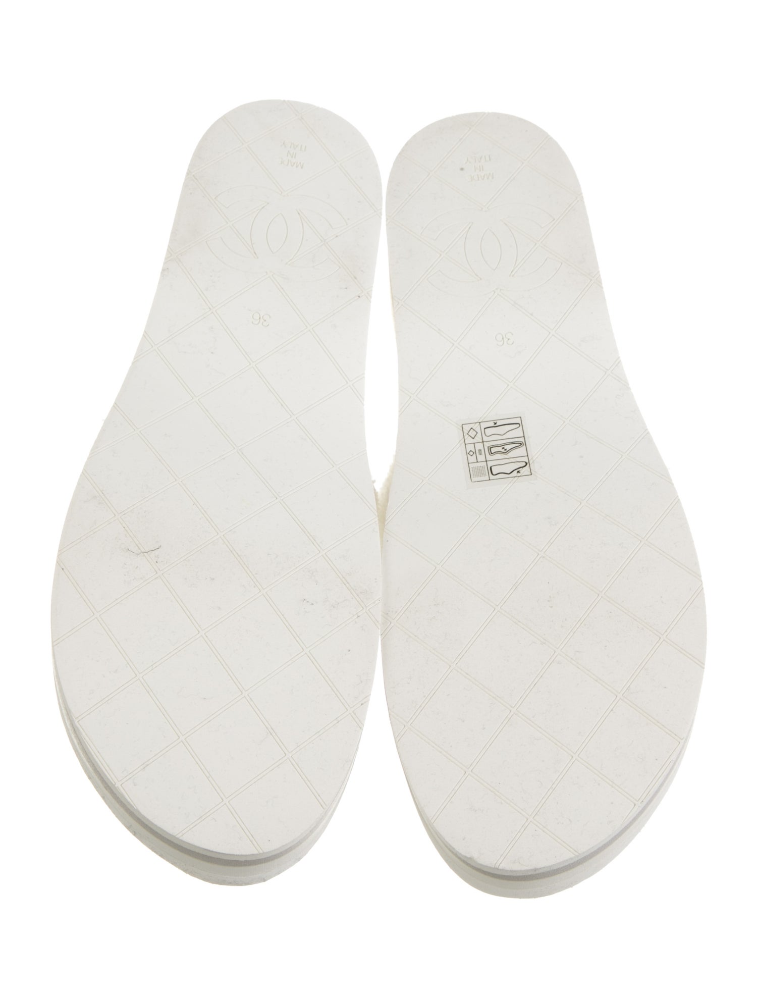 Chanel 2025 Terry Cloth Flip Flops