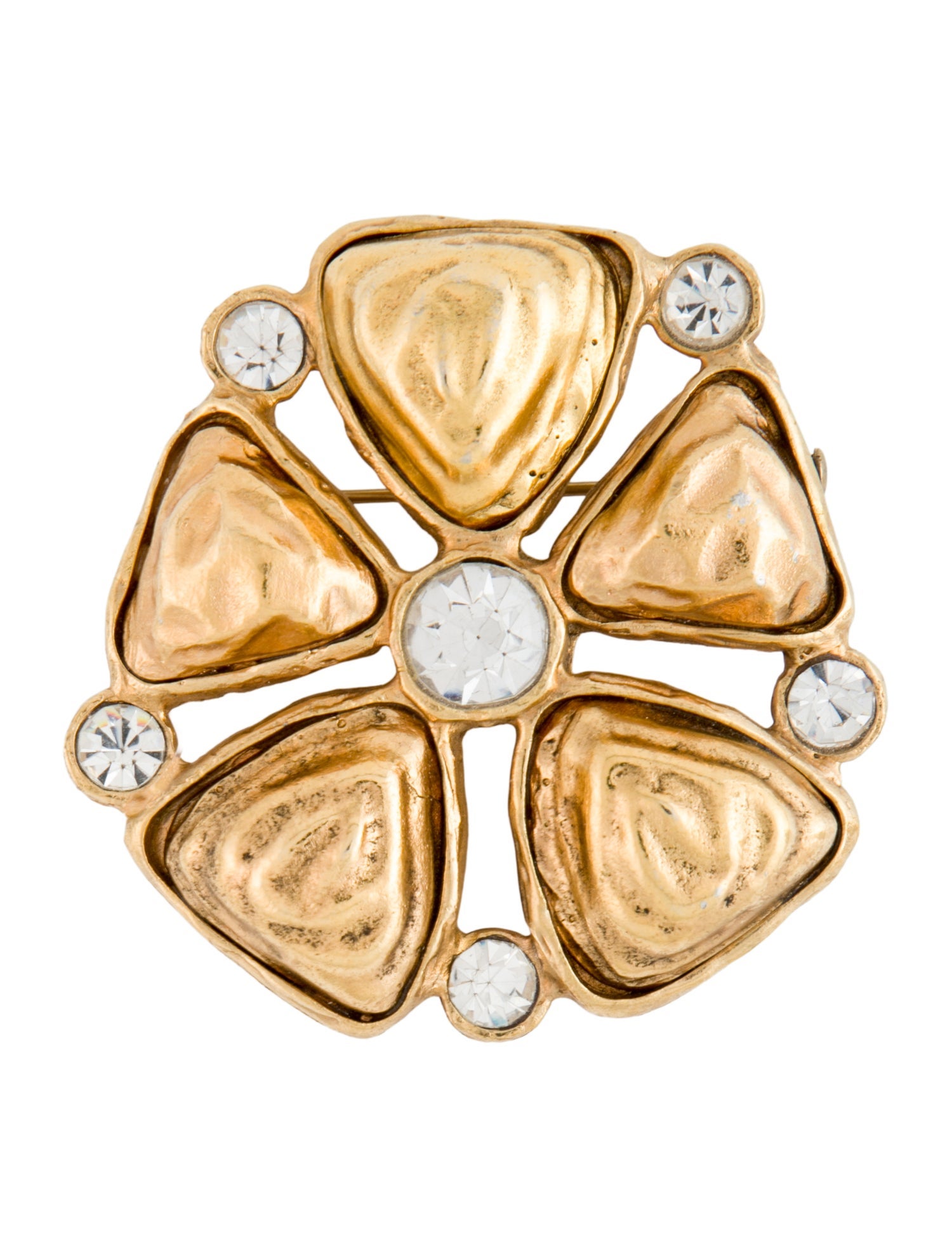 Chanel Vintage Strass Pendant Brooch