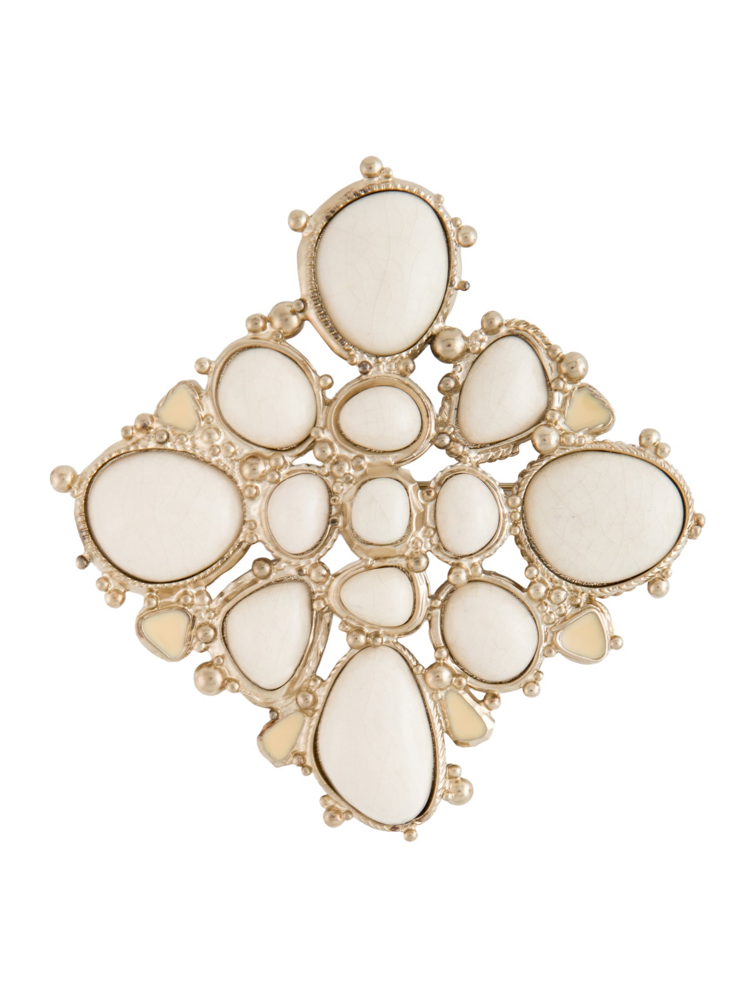 Chanel Resin Pendant Brooch