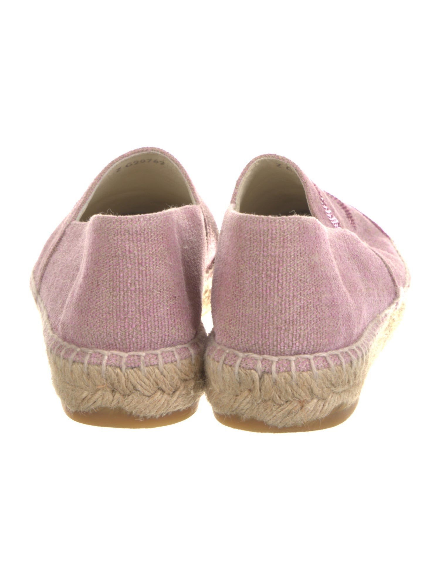 Chanel Interlocking CC Logo Canvas Espadrilles