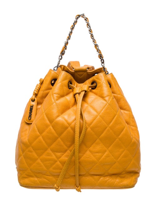 Chanel Quilted Drawstring Backpack