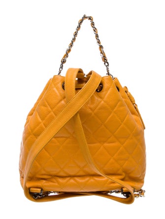 Chanel Quilted Drawstring Backpack