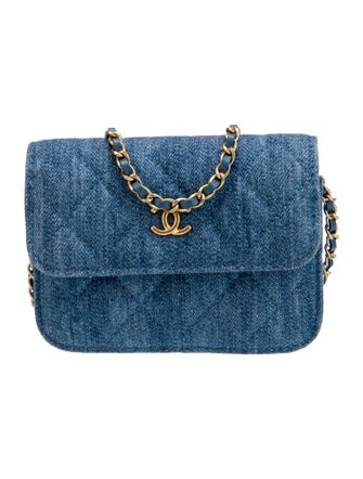 Chanel Mini Pearl Crush Clutch w/ Chain