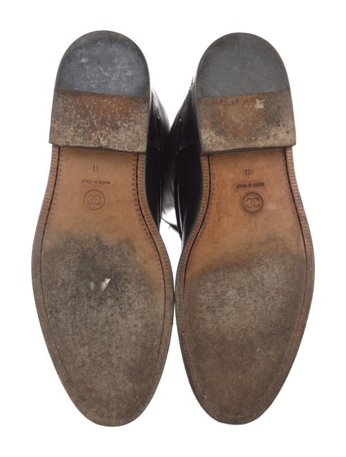 Chanel Interlocking CC Logo Leather Riding Boots