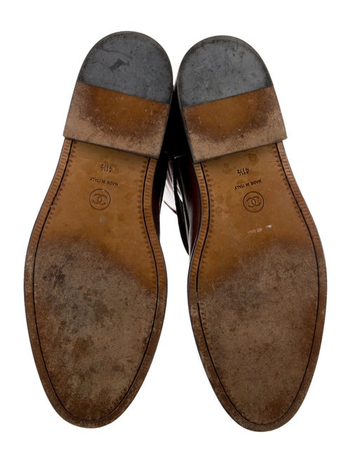 Chanel Interlocking CC Logo Leather Riding Boots