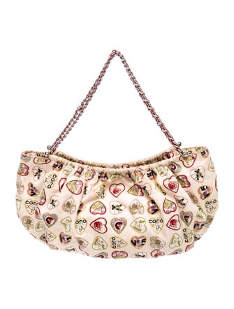 Chanel Canvas Valentine Hobo