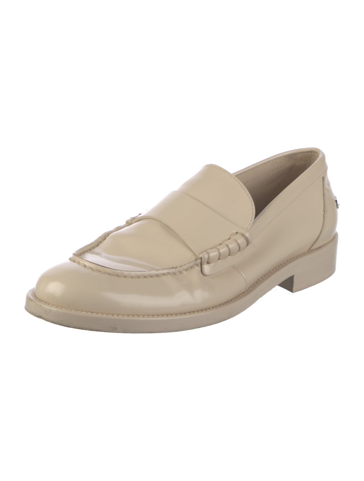 Chanel Interlocking CC Logo Calfskin Loafers