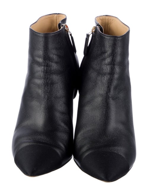 Chanel Interlocking CC Logo Leather Boots