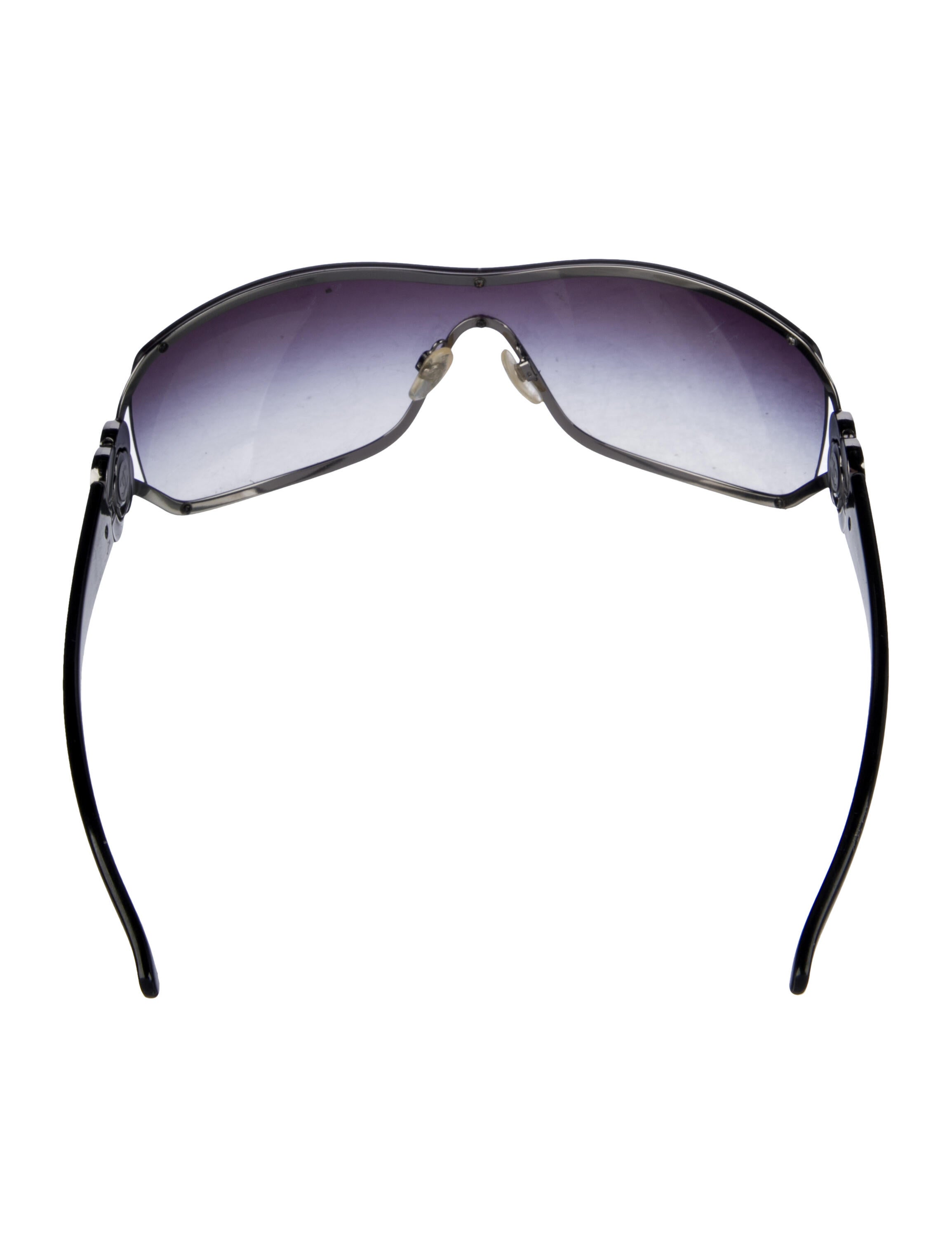 Chanel Interlocking CC Logo Shield Sunglasses