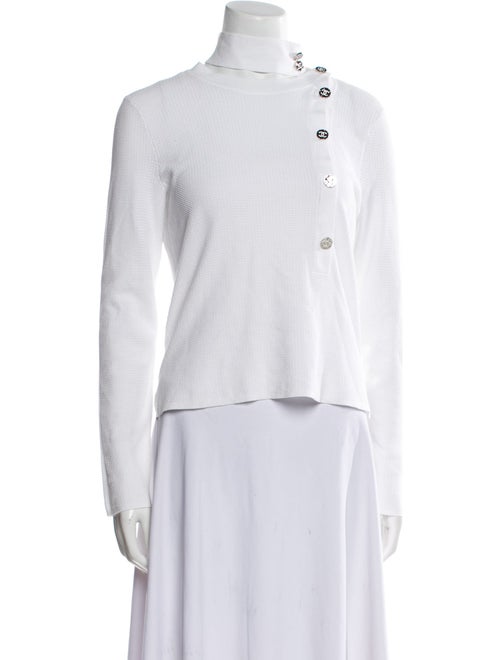 Chanel 2022 Mock Neck Top