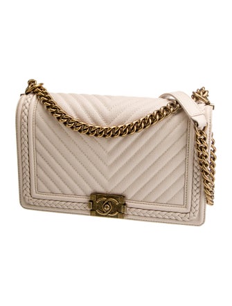 Chanel Medium Plus Chevron Boy Bag