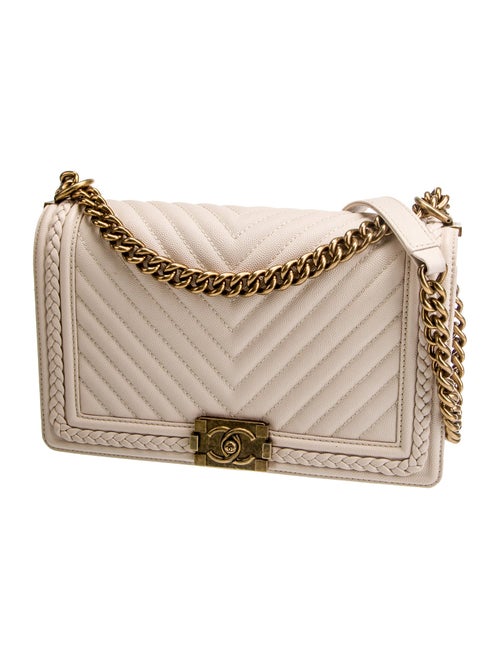 Chanel Medium Plus Chevron Boy Bag
