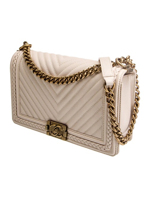 Chanel Medium Plus Chevron Boy Bag