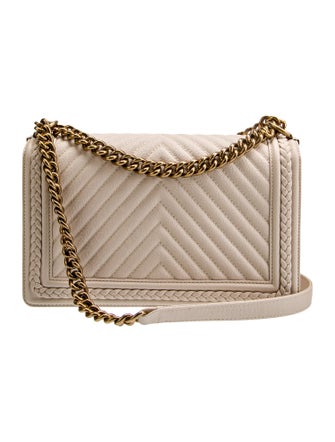 Chanel Medium Plus Chevron Boy Bag