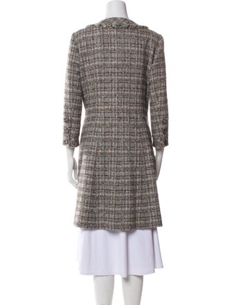 Chanel 2013 Plaid Print Coat