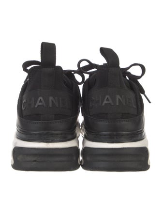 Chanel Interlocking CC Logo Neoprene Sneakers