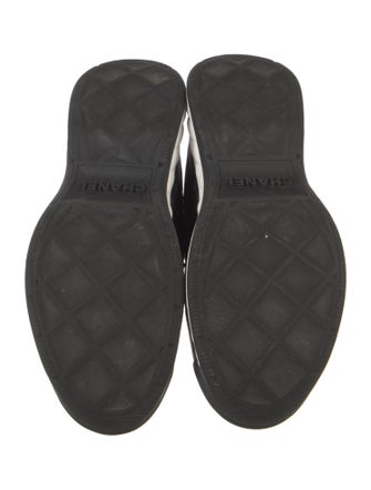 Chanel Interlocking CC Logo Neoprene Sneakers