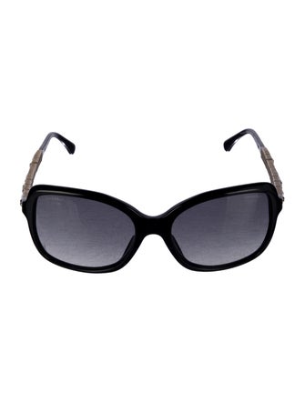 Chanel Interlocking CC Logo Oversize Sunglasses