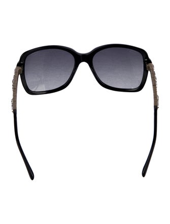 Chanel Interlocking CC Logo Oversize Sunglasses