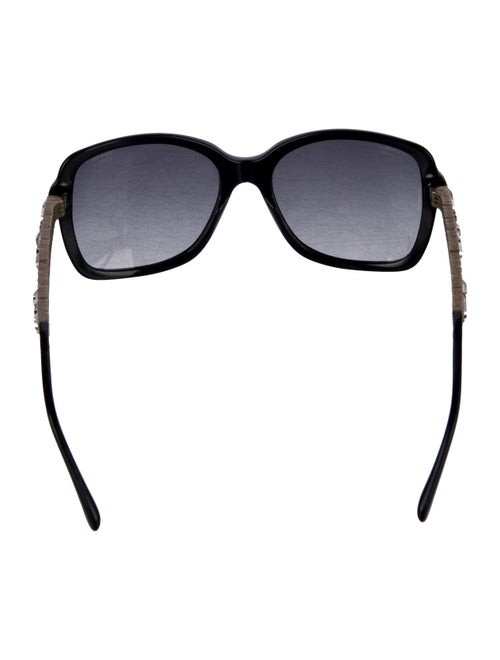 Chanel Interlocking CC Logo Oversize Sunglasses