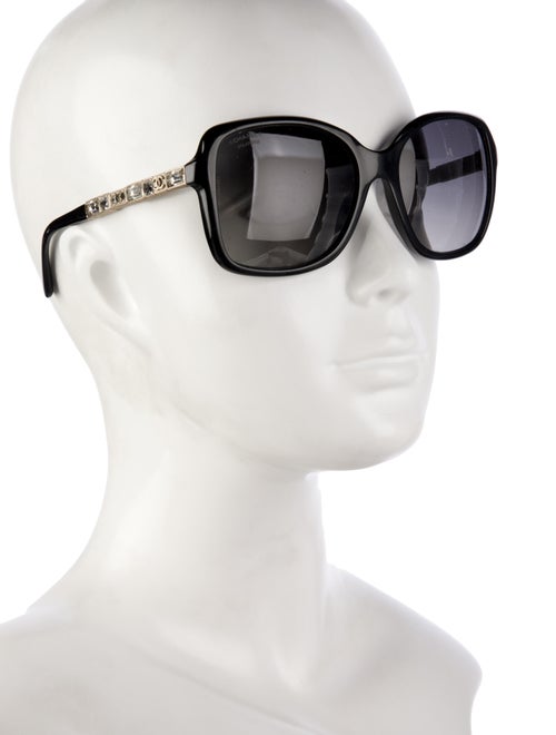 Chanel Interlocking CC Logo Oversize Sunglasses