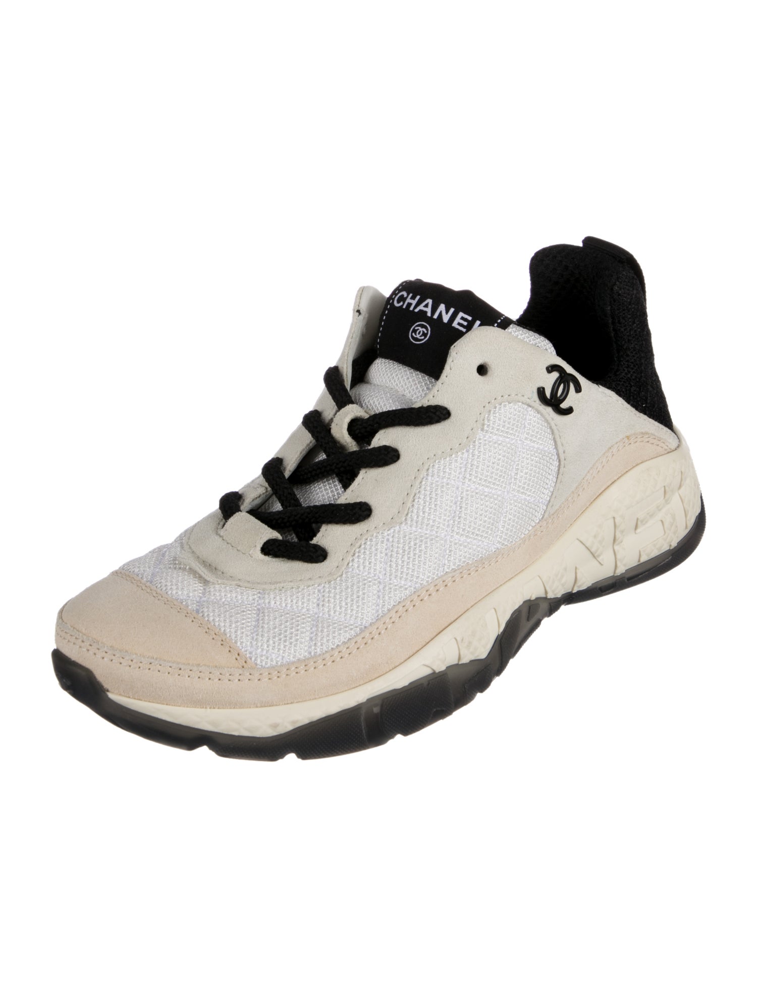 Chanel Interlocking CC Logo Sneakers