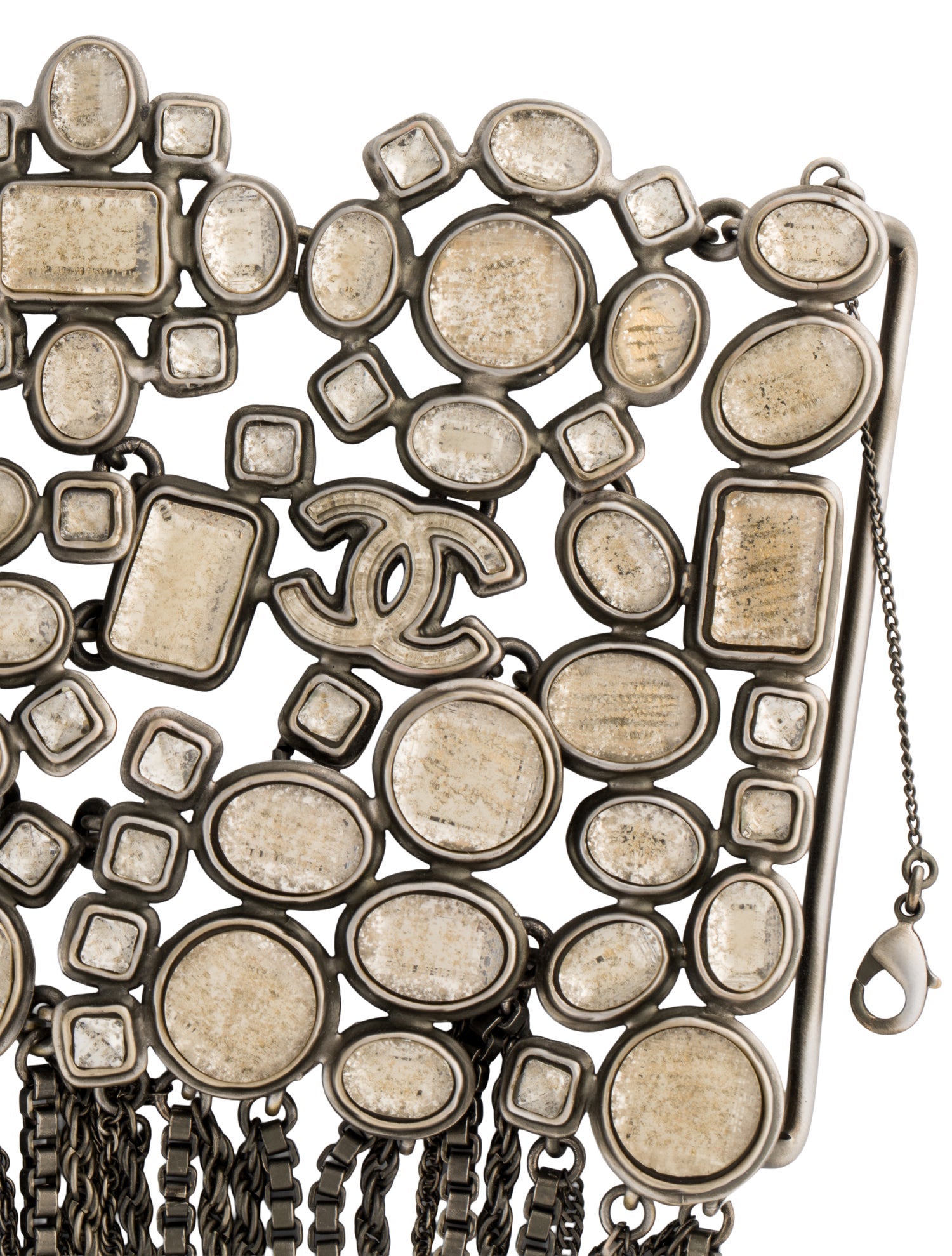 Chanel Strass Fringe Bangle Bracelet