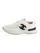 Chanel Interlocking CC Logo Leather Sneakers