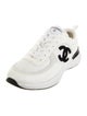 Chanel Interlocking CC Logo Leather Sneakers